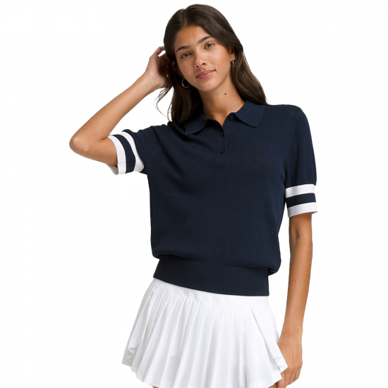 Дамска Поло Тениска Wilson Essex Sweater Polo – Classic Navy